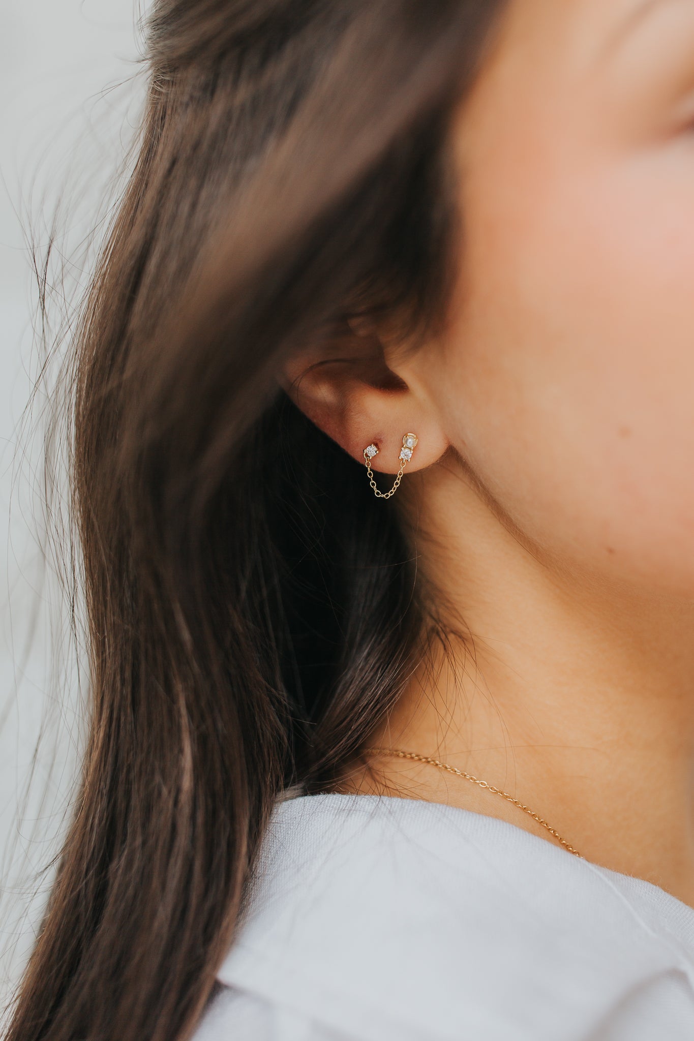 The Julia Double Stud Earrings