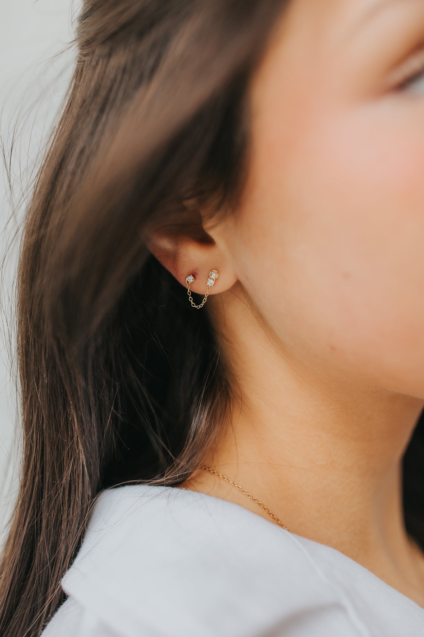 The Julia Double Stud Earrings
