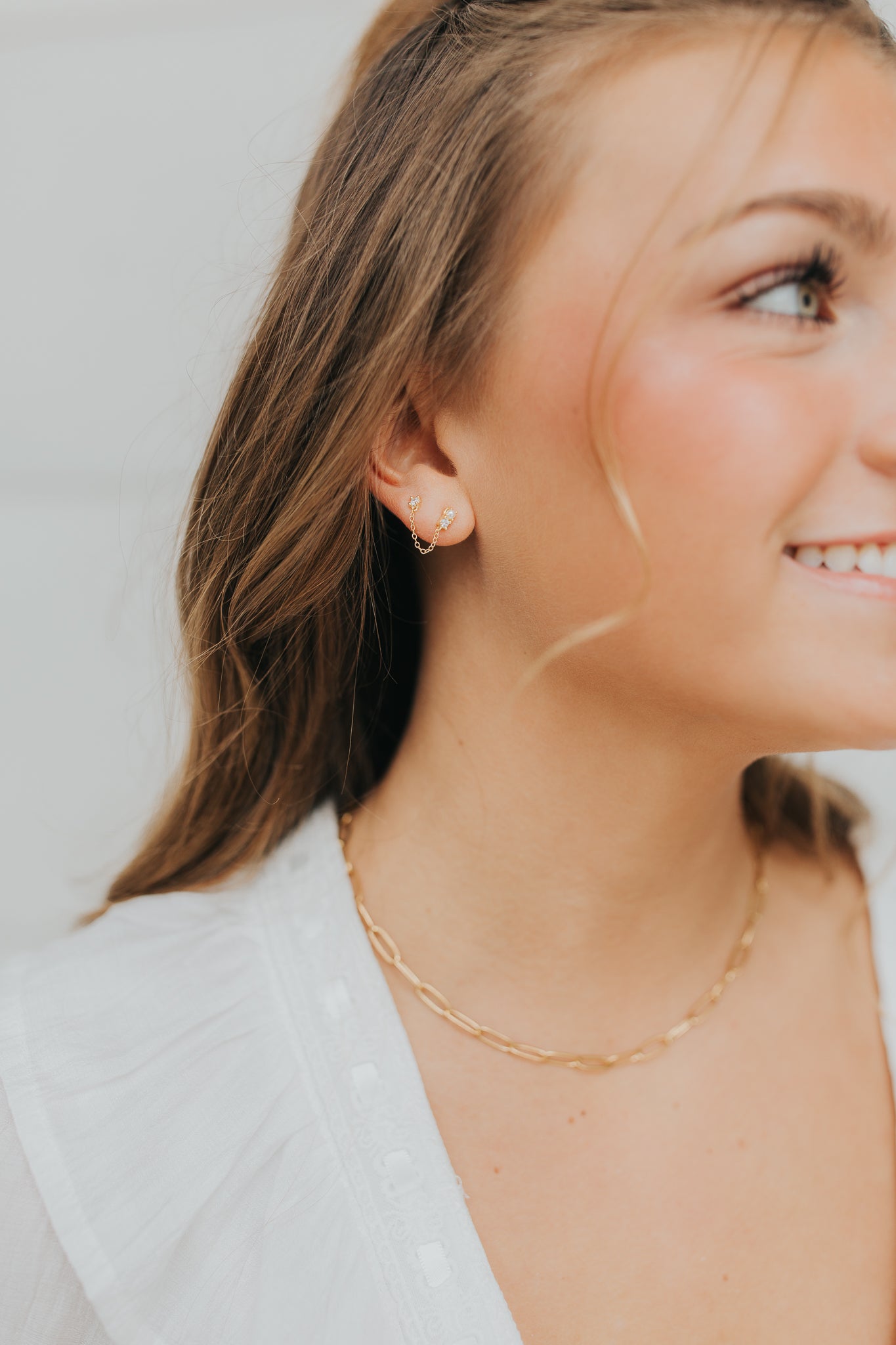 The Julia Double Stud Earrings