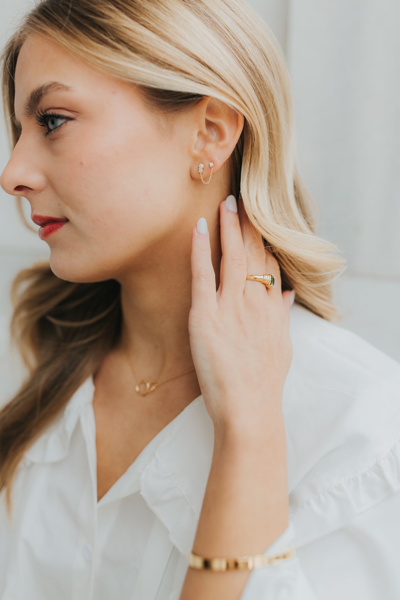 The Julia Double Stud Earrings