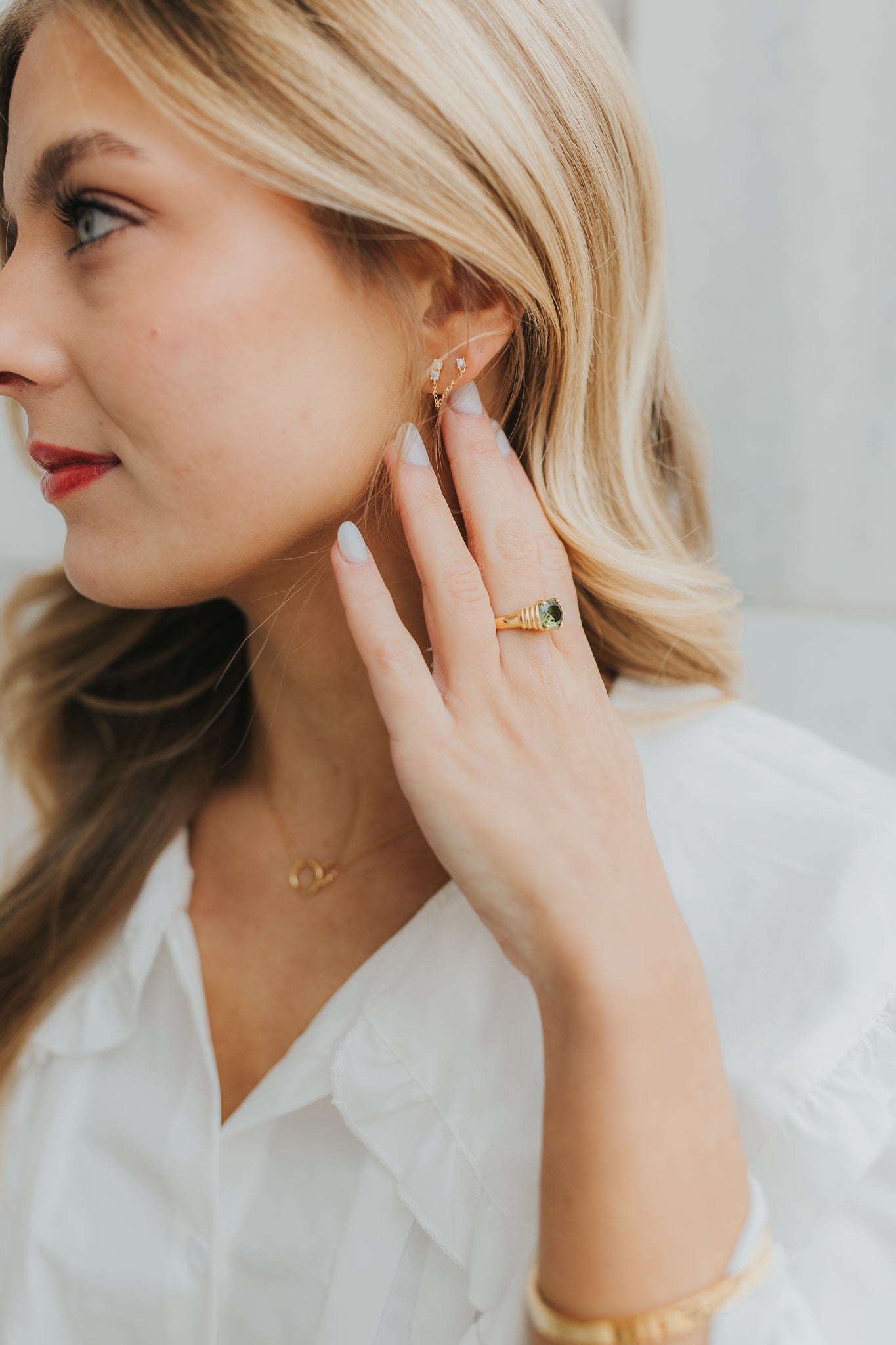 The Julia Double Stud Earrings