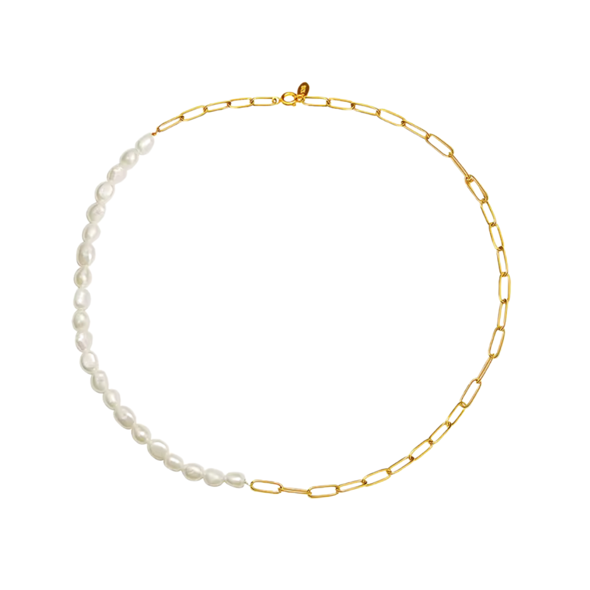 The Maggie Pearl and Gold Necklace