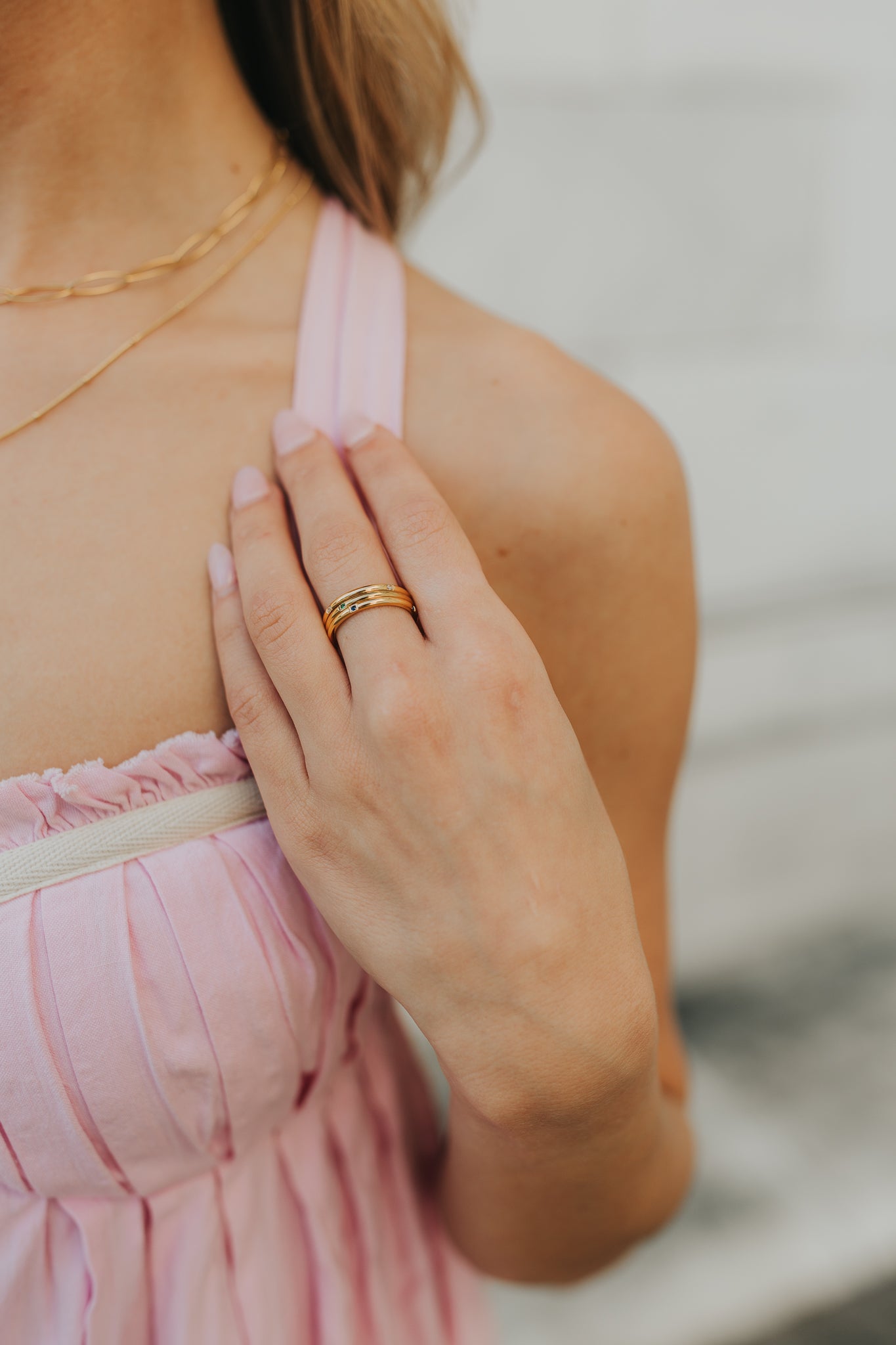 The Santorini Ring Stack