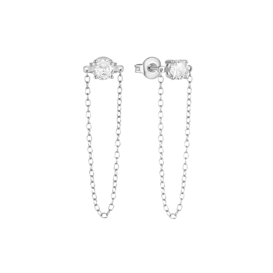 The Livy Studs in Silver