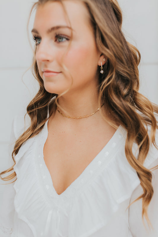 The Venice Gold Cross Necklace