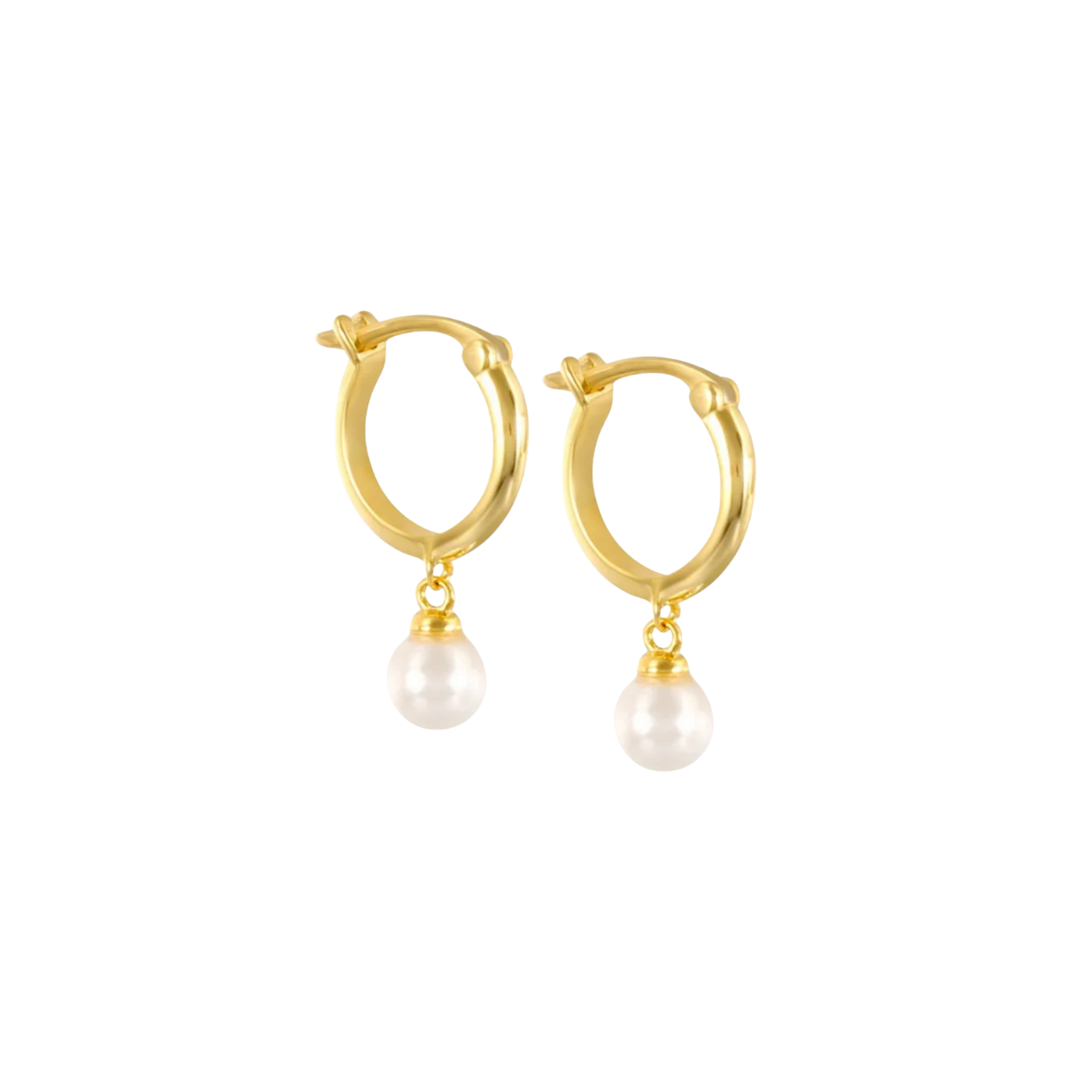 The Ainslee Tiny Pearl Hoops