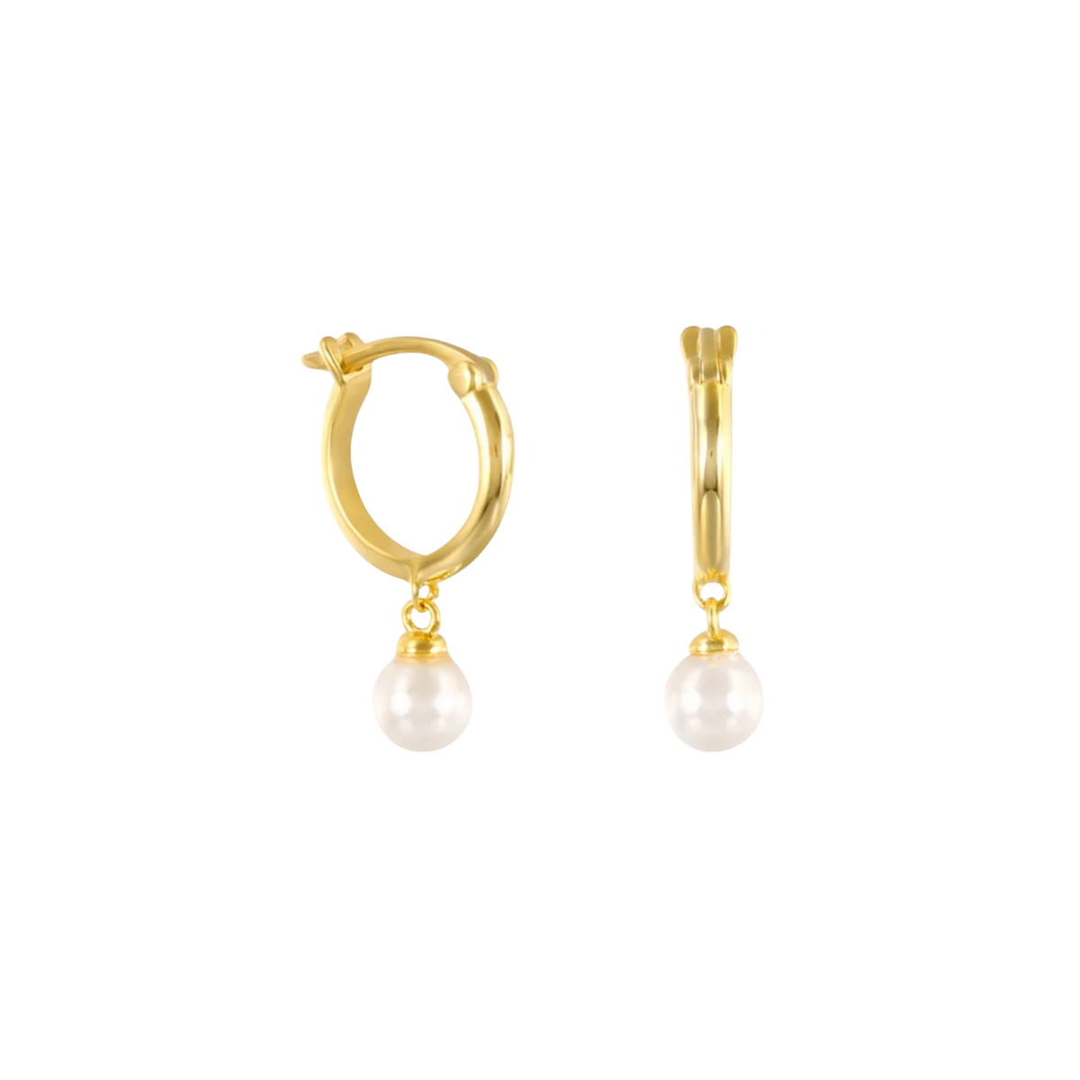 The Ainslee Tiny Pearl Hoops