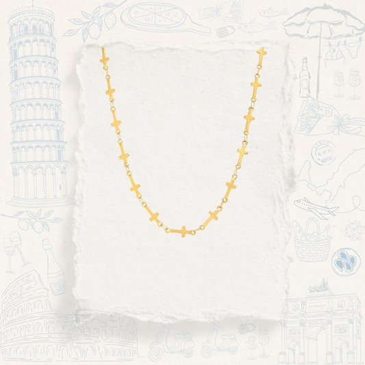 The Gold Cross Necklace