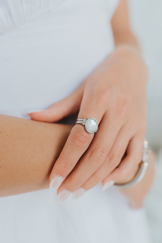 The Broadwater Ring in Silver