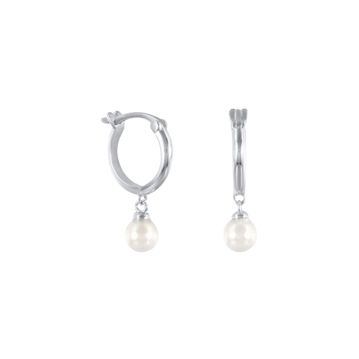 The Ainslee Tiny Pearl Hoops