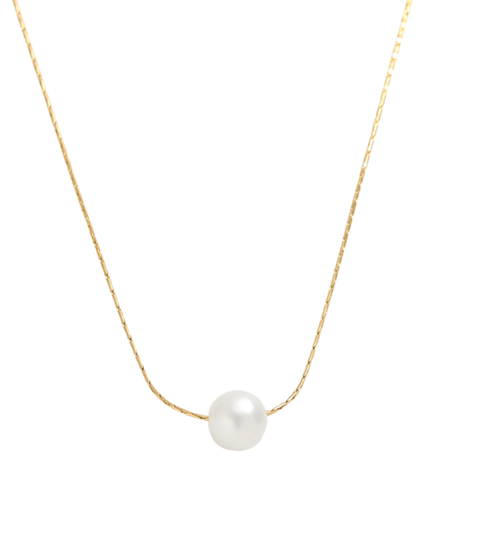 The June Necklace in Gold