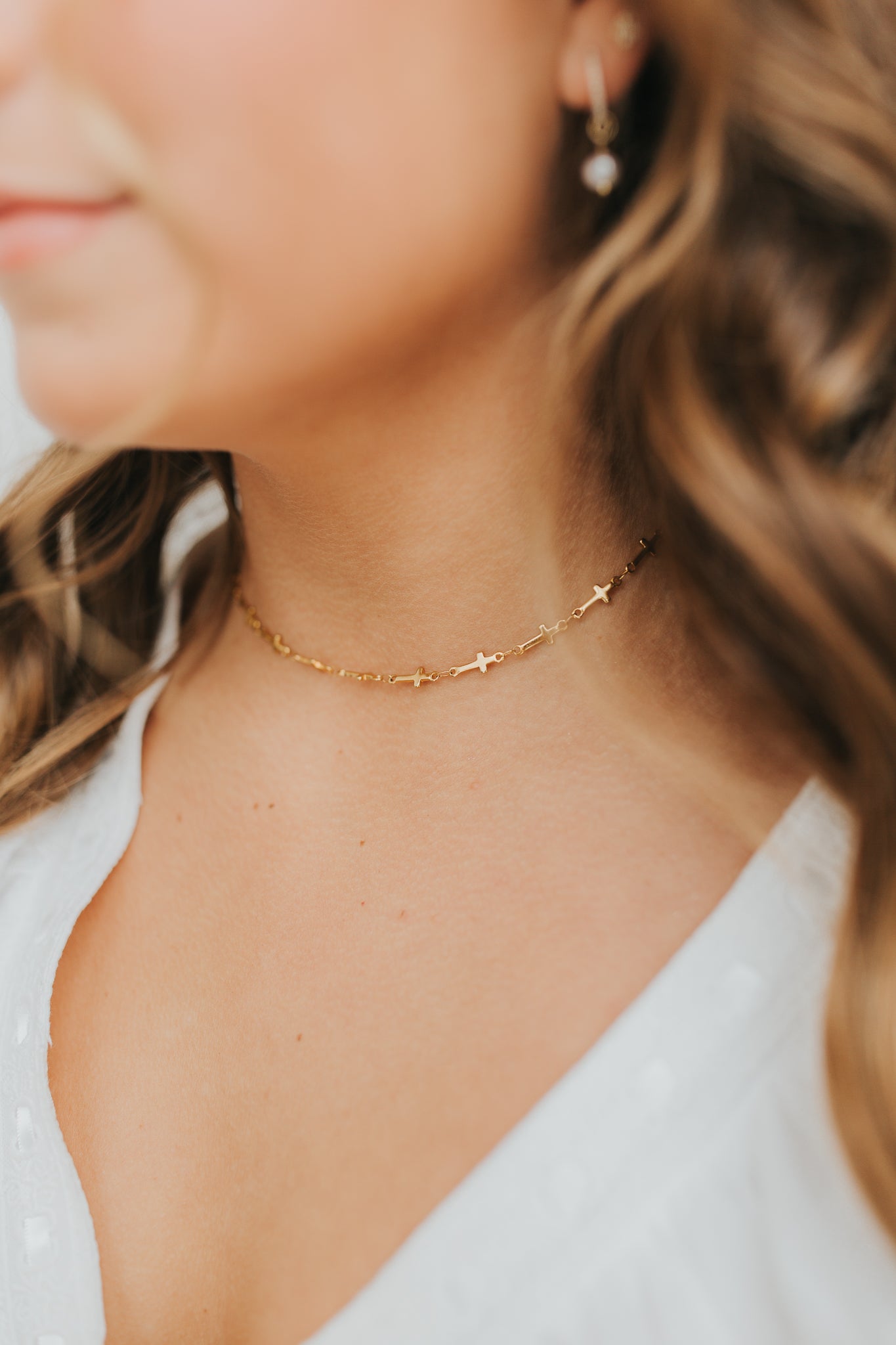 The Gold Cross Necklace
