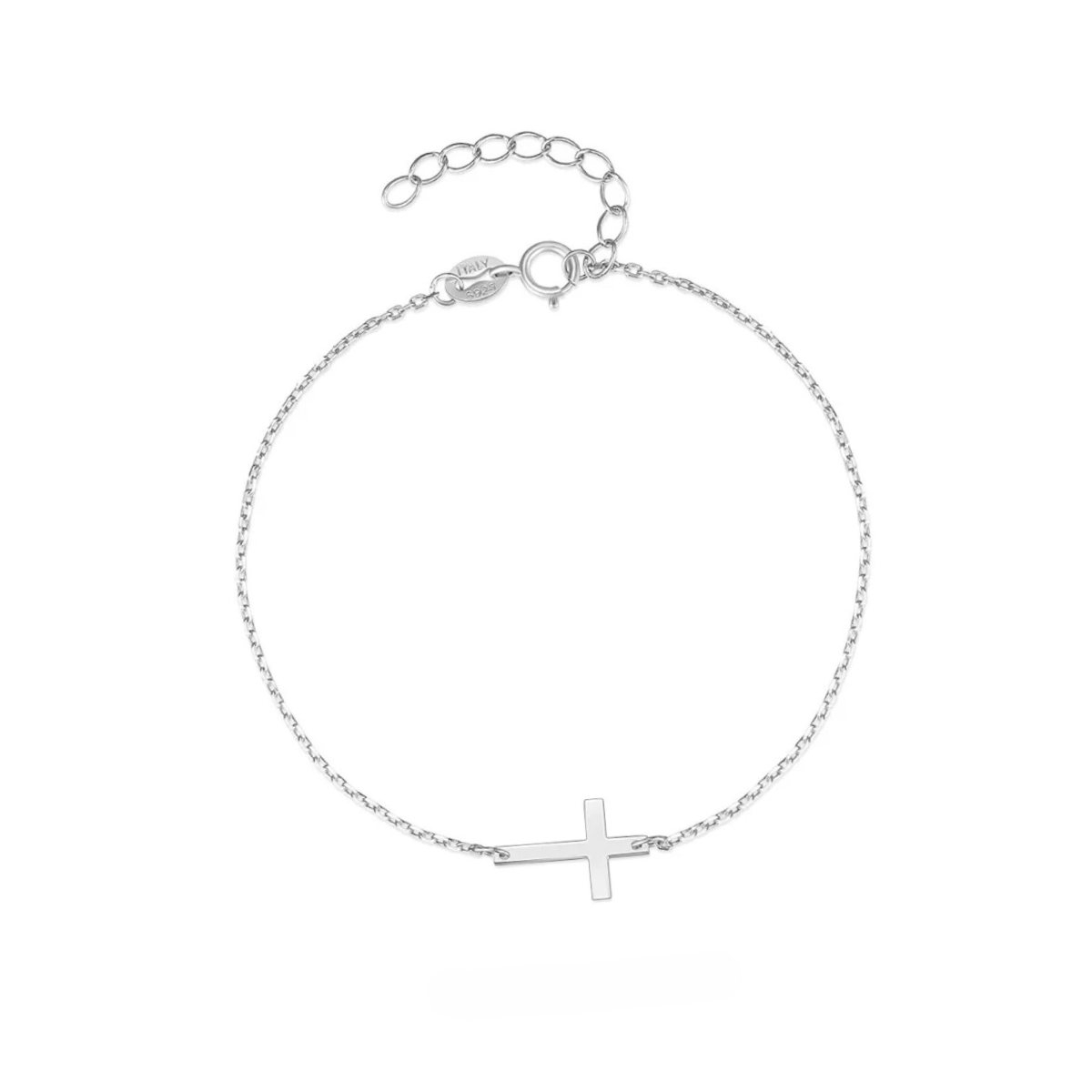 The Cross Bracelet in Silver