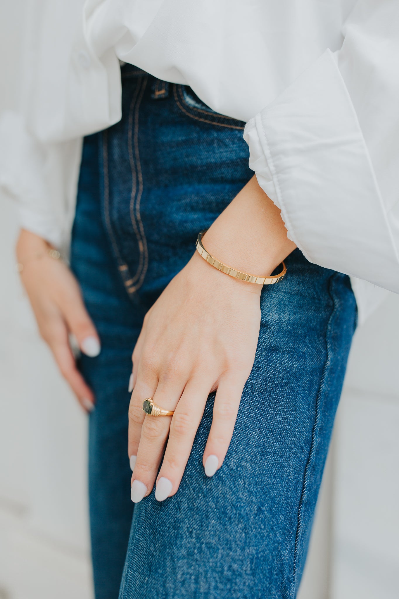 The Maddie Ring in Emerald