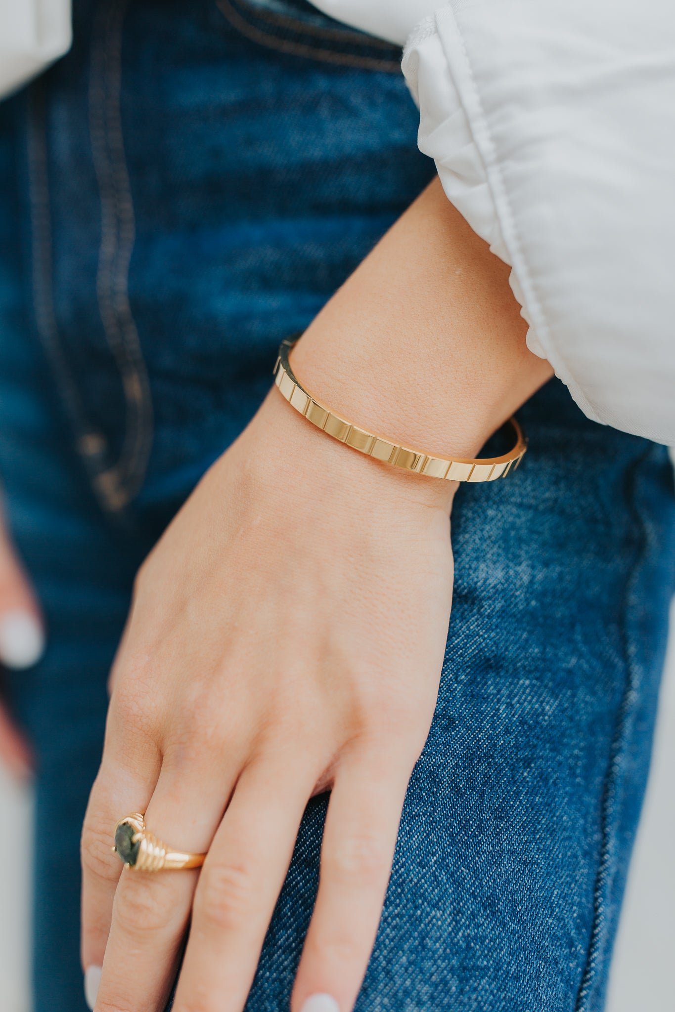 The Maddie Ring in Emerald