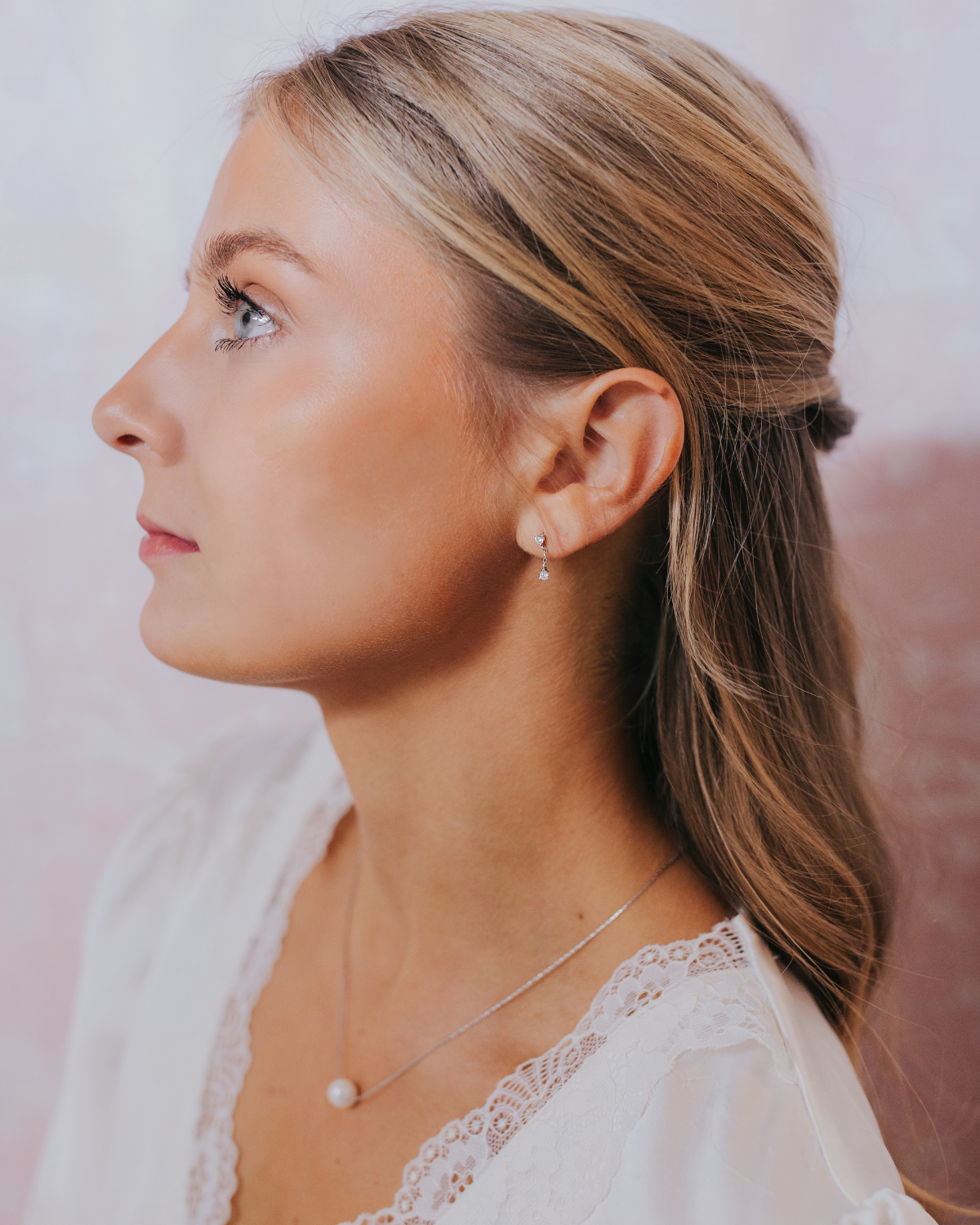 The Mallory Studs in Silver