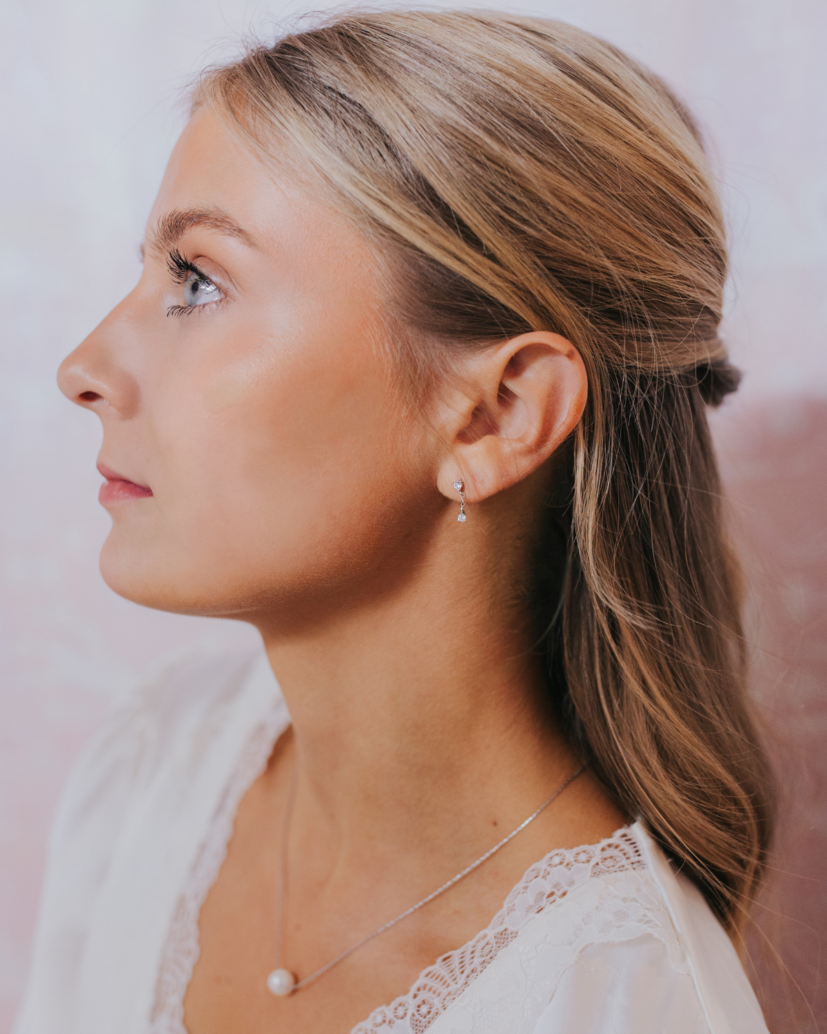 The Mallory Studs in Silver