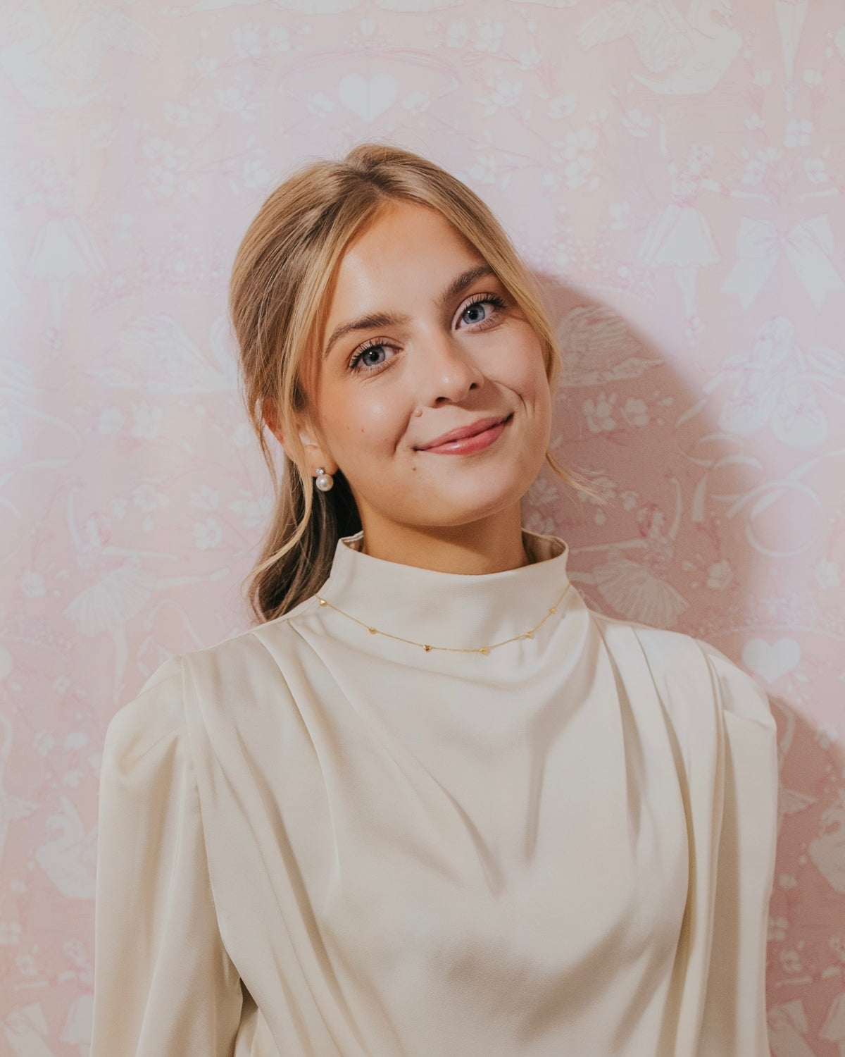 The Molly Pearl Studs in Silver