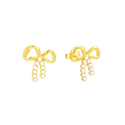 The Pearl Bow Studs