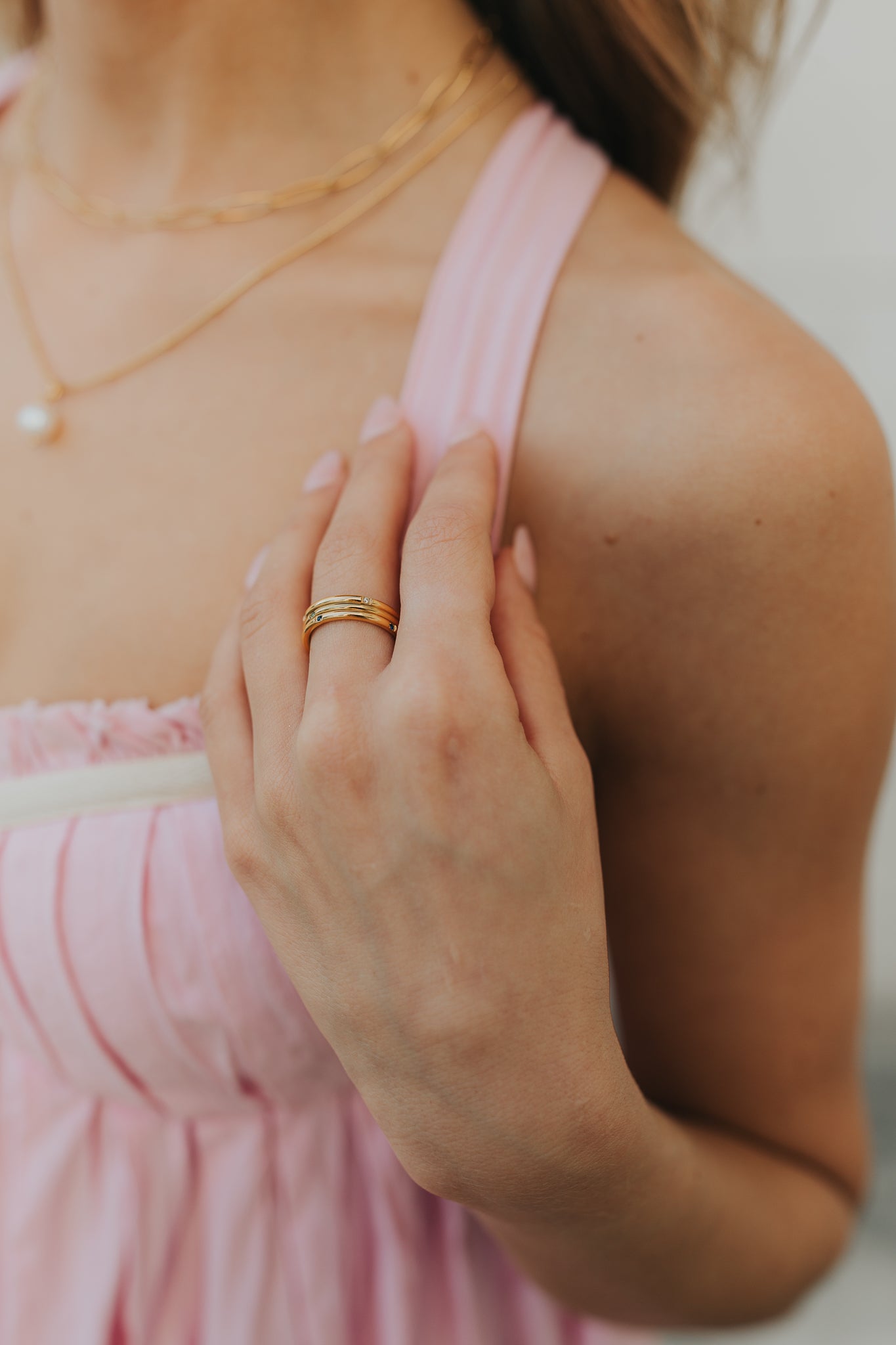 The Santorini Ring Stack