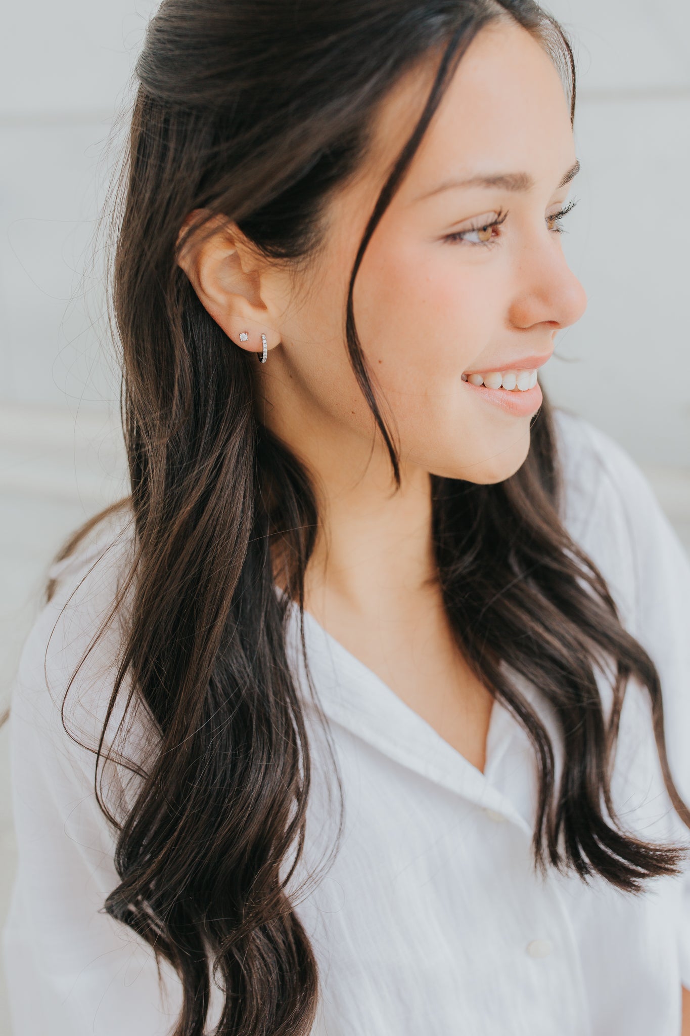 The Capri Hoops in Silver