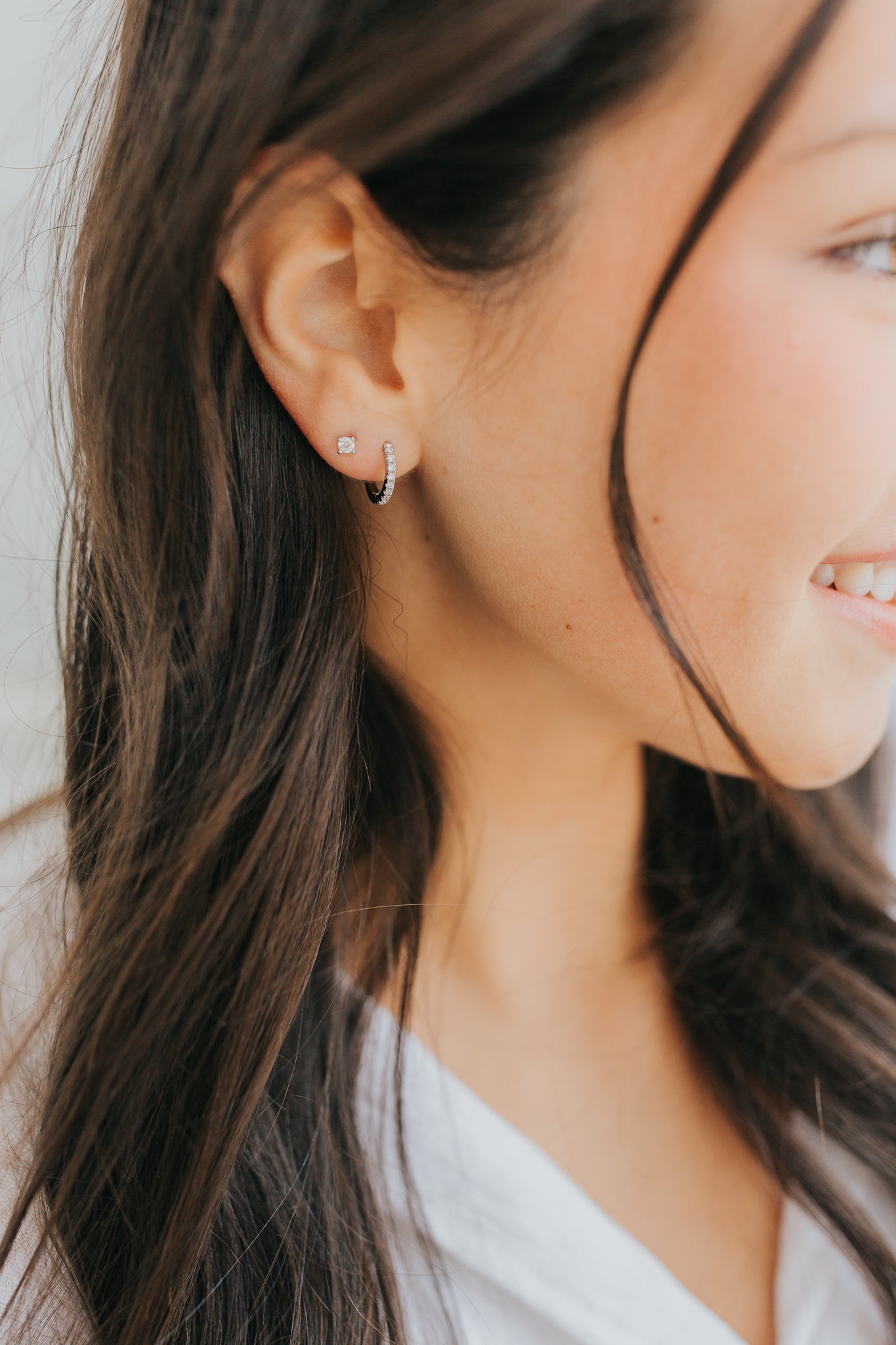 The Capri Hoops in Silver