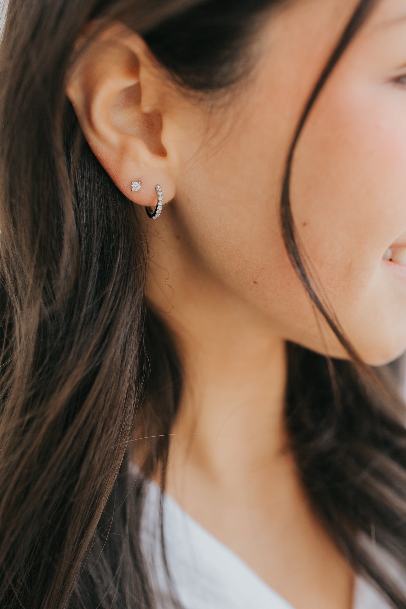 The Capri Hoops in Silver