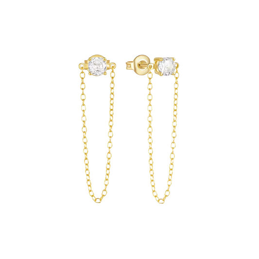 The Livy Studs in Gold