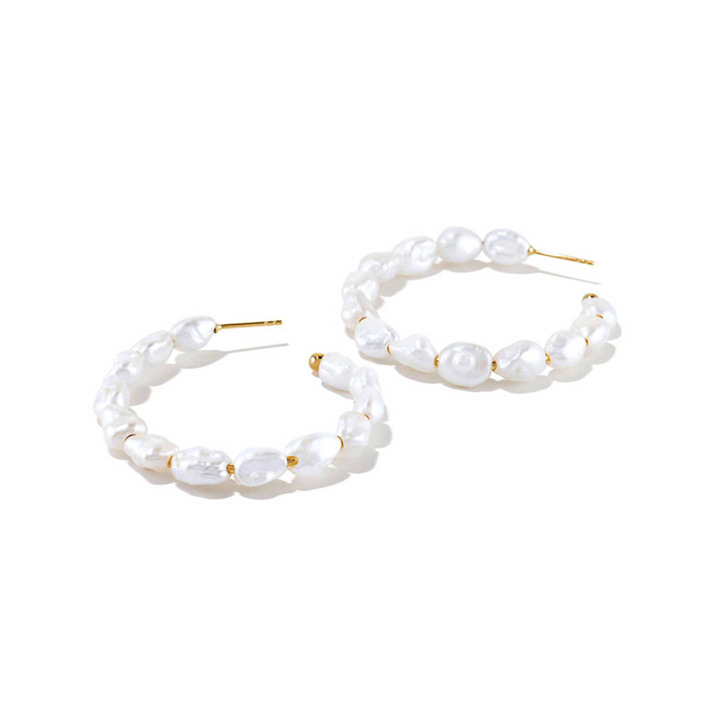 The Paige Pearl Hoops