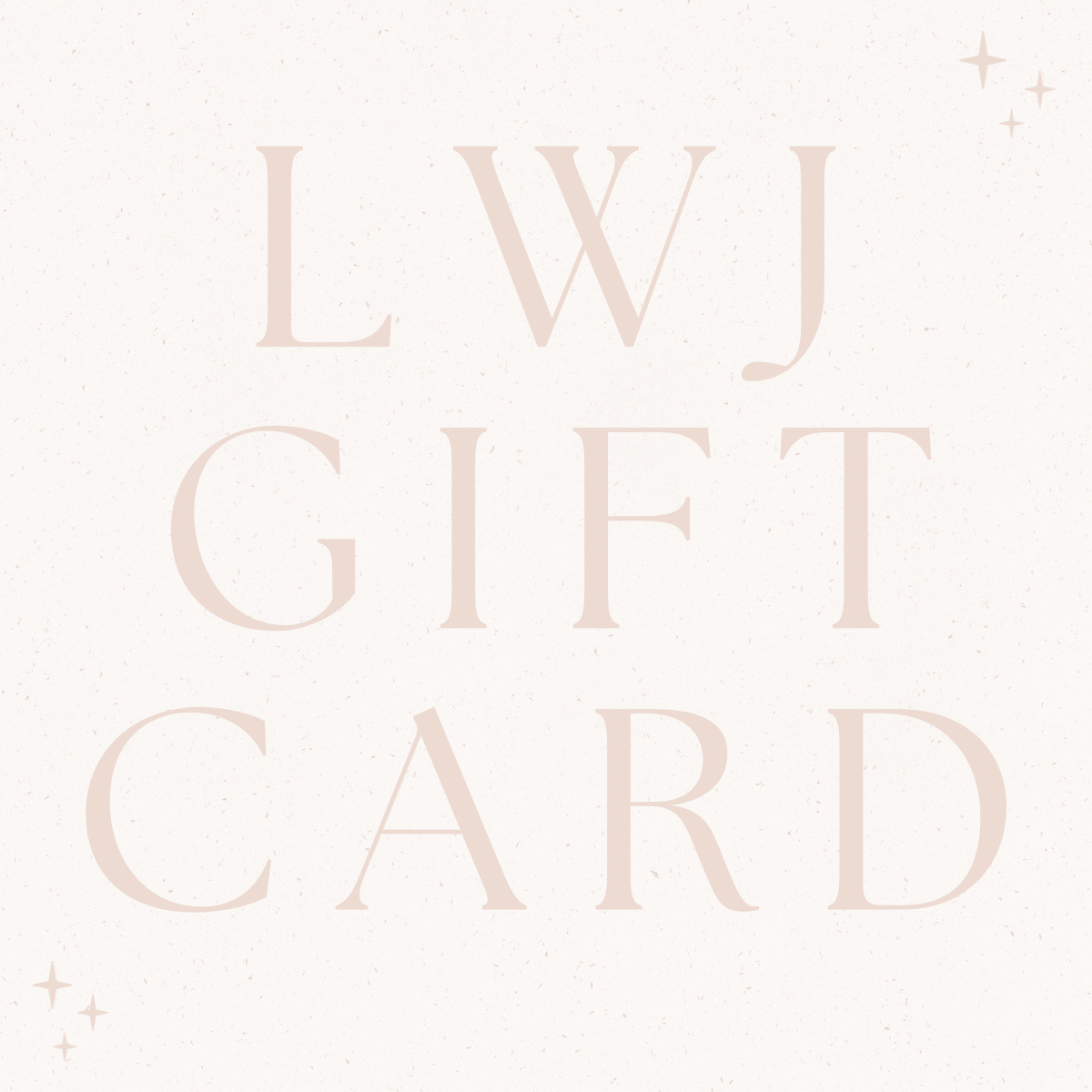 LWJ Gift Card