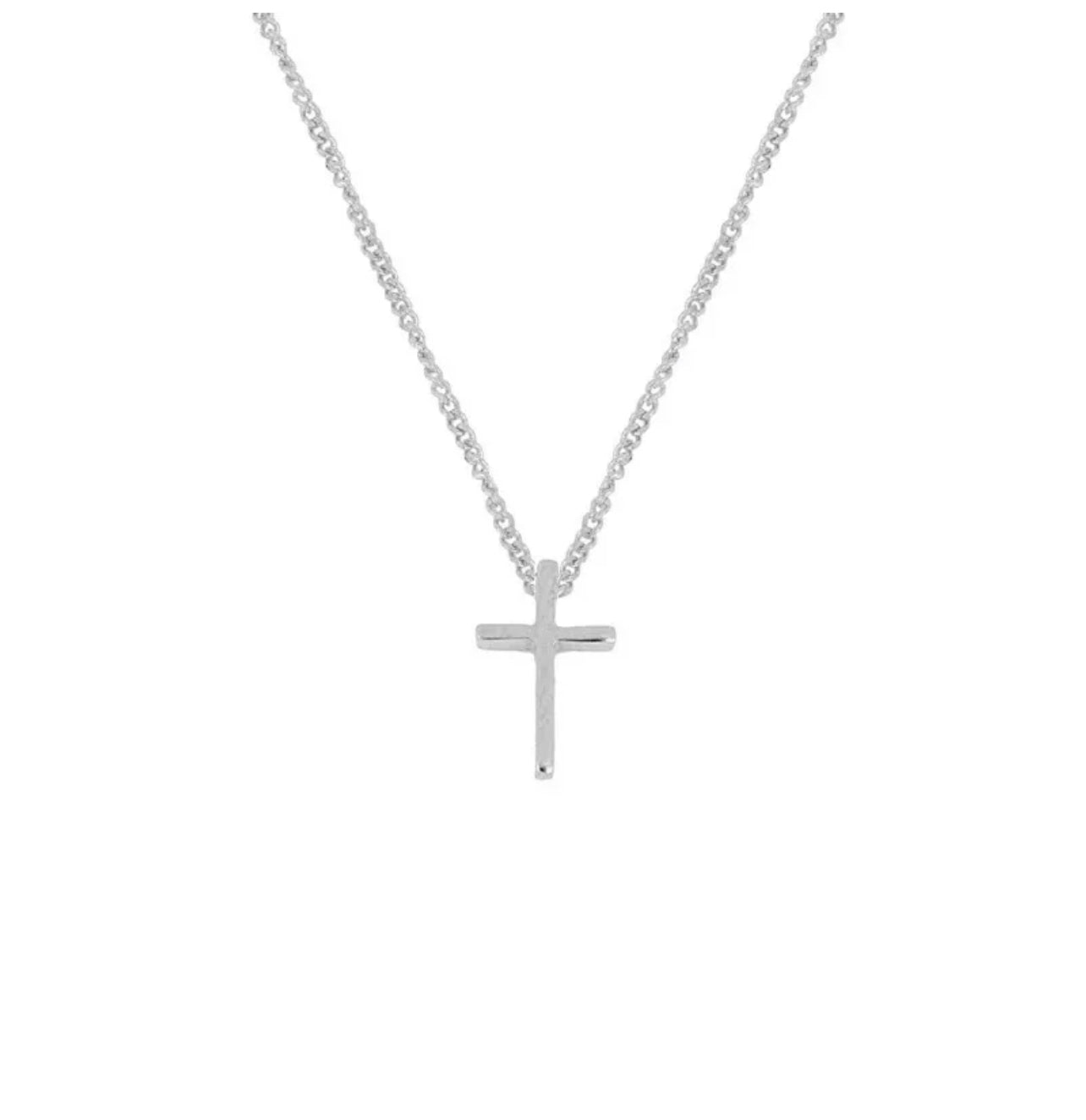 The Cross Necklace in Silver